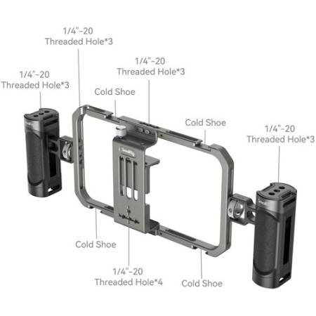 SmallRig 4121 (2022) - zestaw, mocowania